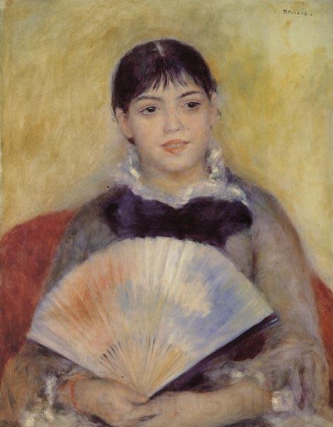 Pierre-Auguste Renoir Girl with a Fan Spain oil painting art